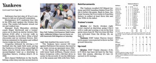 Yankees Power Their Way to Fourth Straight Win (2 of 2)