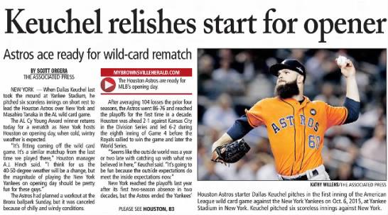 Keuchel Relishes Start for Opener (1 of 2)